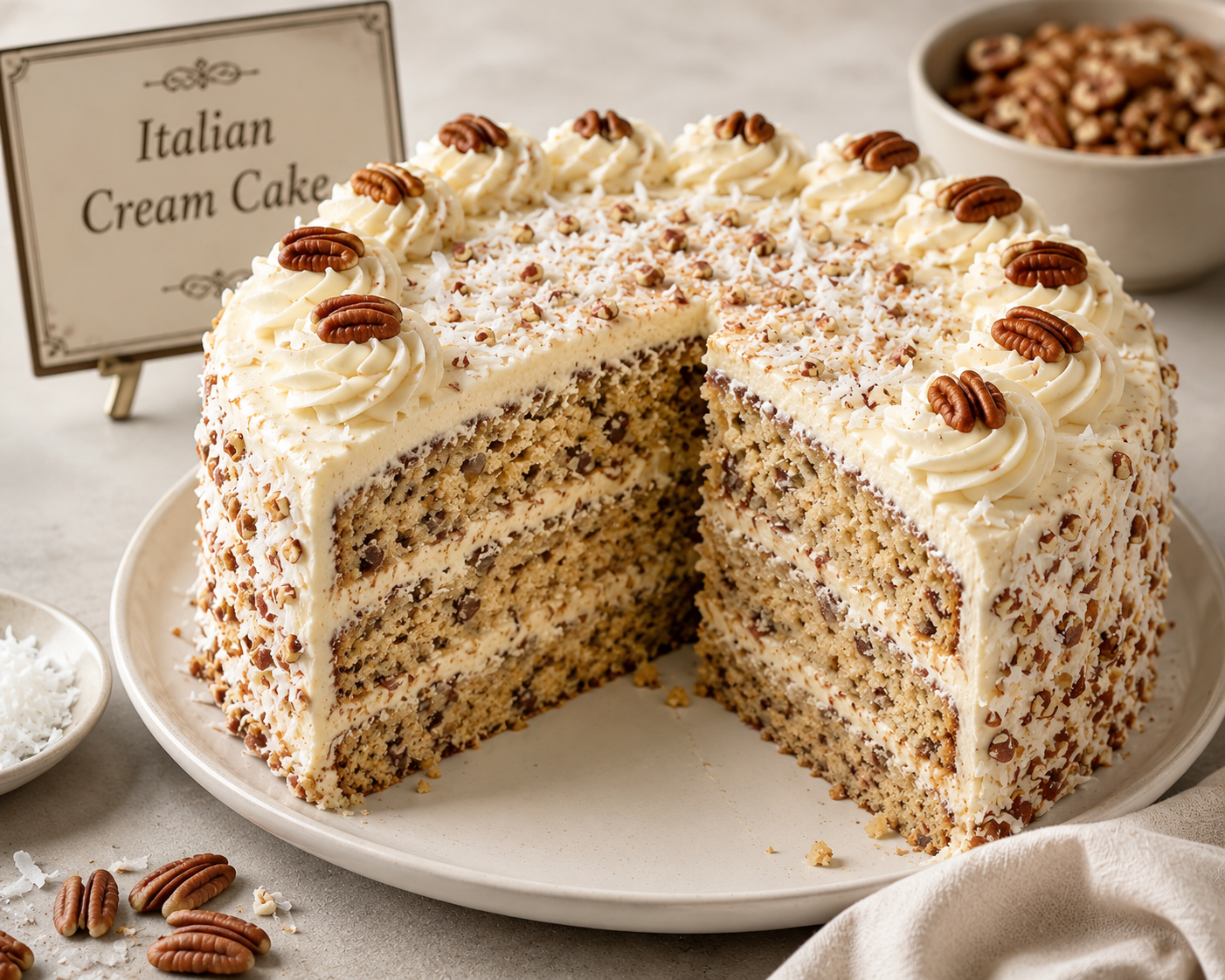 Italian Cream Cake