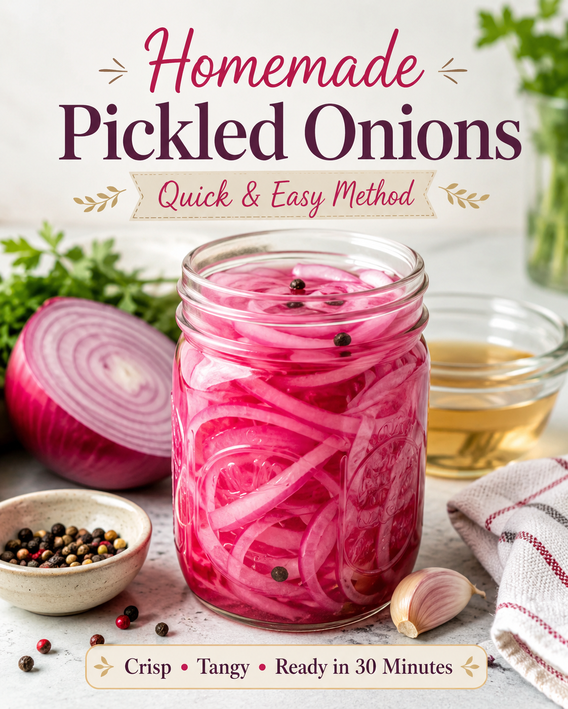 Homemade Pickled Onions